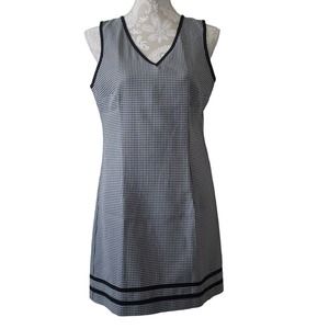 Gingham Shift Dress L